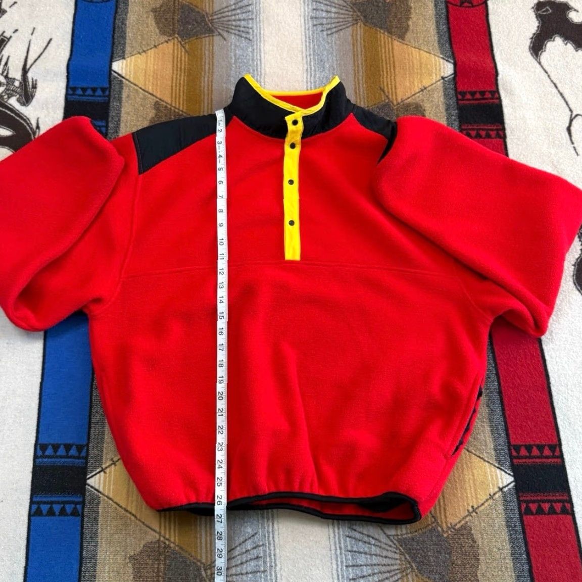 Marlboro VINTAGE Marlboro Adventure Team Fleece Jacket Men’s Large Red Snap Closure 90s Size US L / EU 52-54 / 3 - 7 Thumbnail