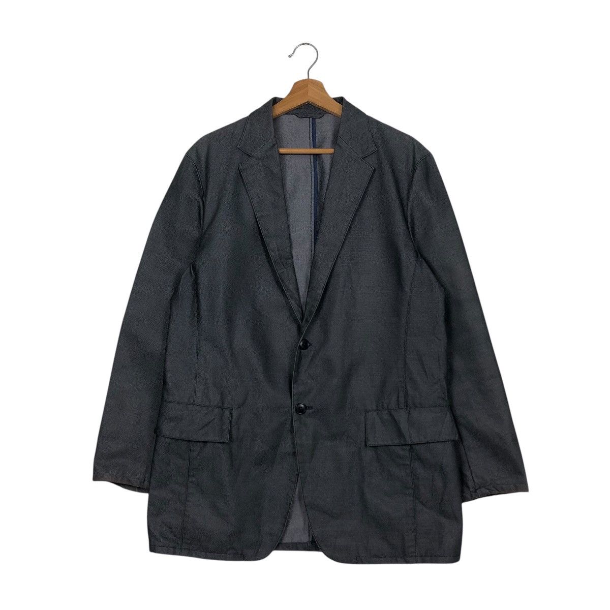 Calvin Klein × Japanese Brand 📌Vintage Chore Work Jacket Duck Canvas Calvin Klein Size US L / EU 52-54 / 3 - 2 Thumbnail
