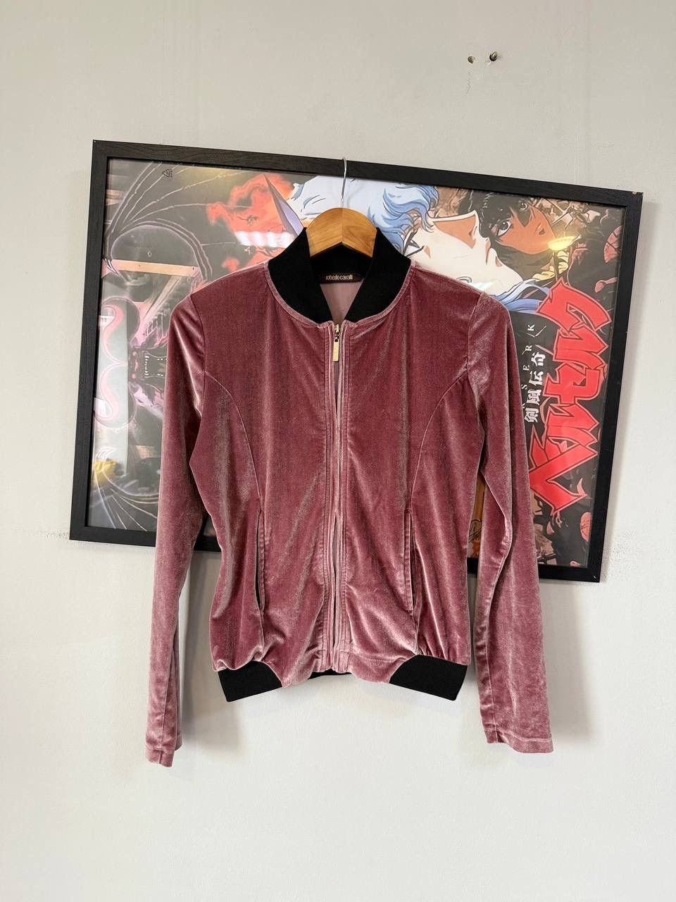 Roberto Cavalli Rare! 00s Roberto Cavalli Leopard Pattern Zip Up Sweater Size L / US 10 / IT 46 - 1 Thumbnail