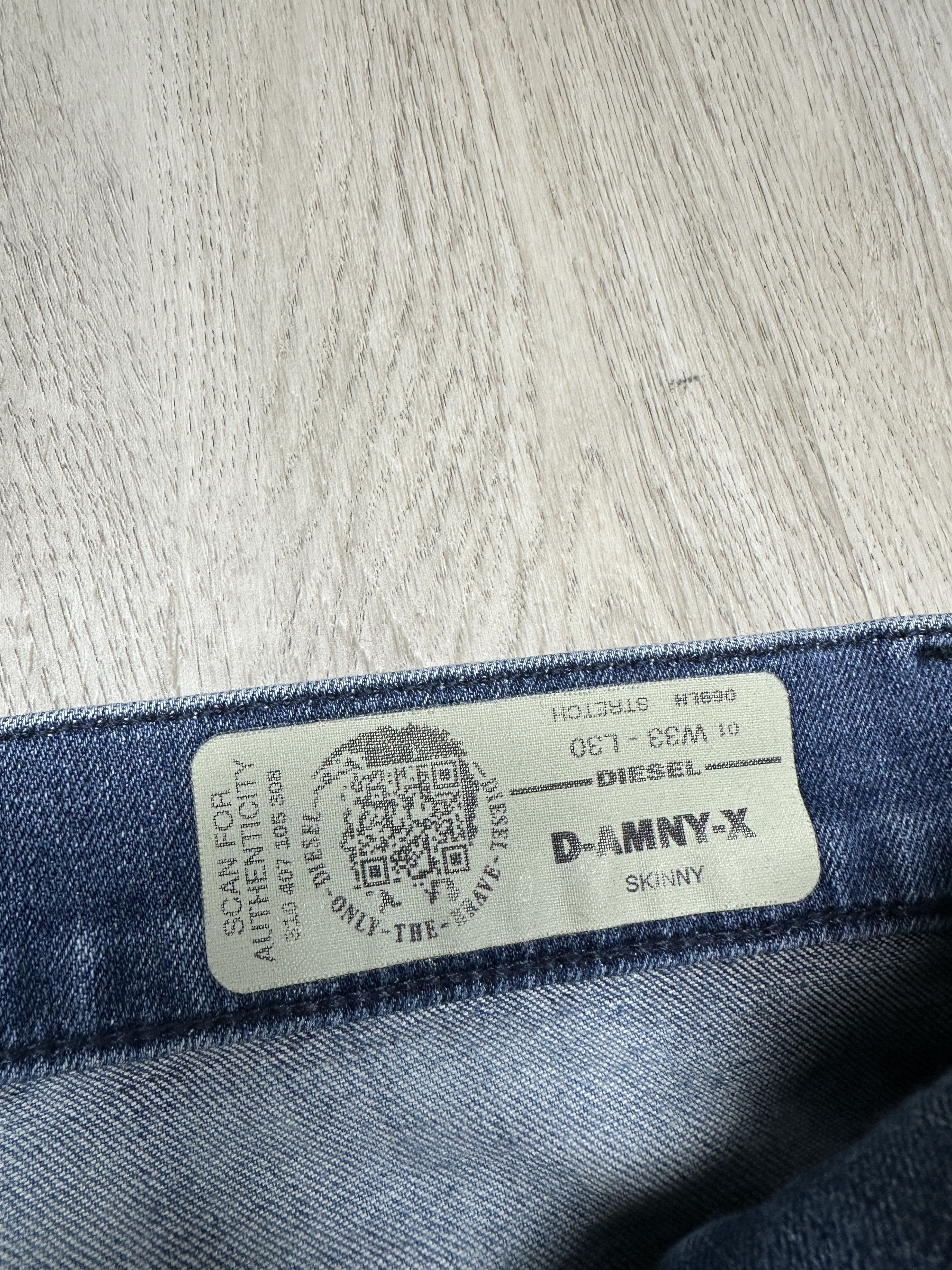 Diesel Diesel D-AMNY-X Mens Denim Pants Jeans Size US 33 - 3 Thumbnail