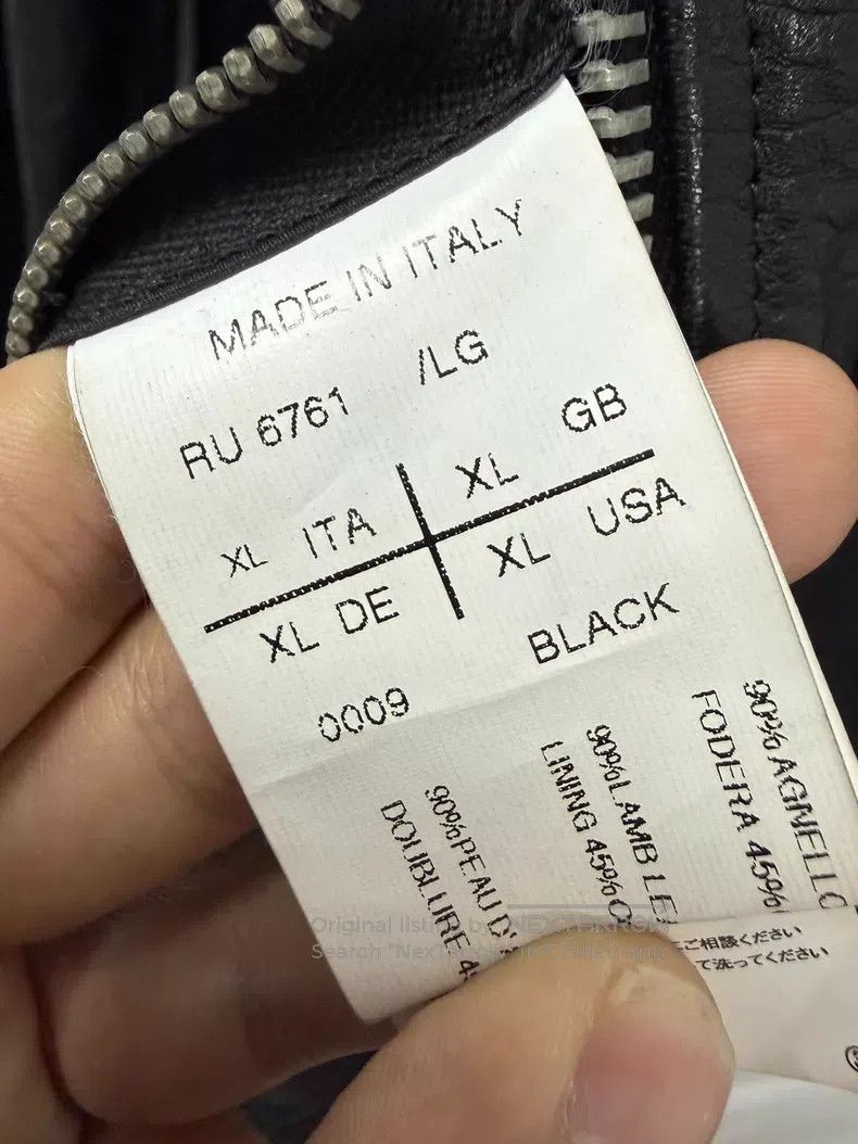 Rick Owens Rick Owens 09 AW Lambskin Standing Collar Jacket Size US XL / EU 56 / 4 - 8 Thumbnail