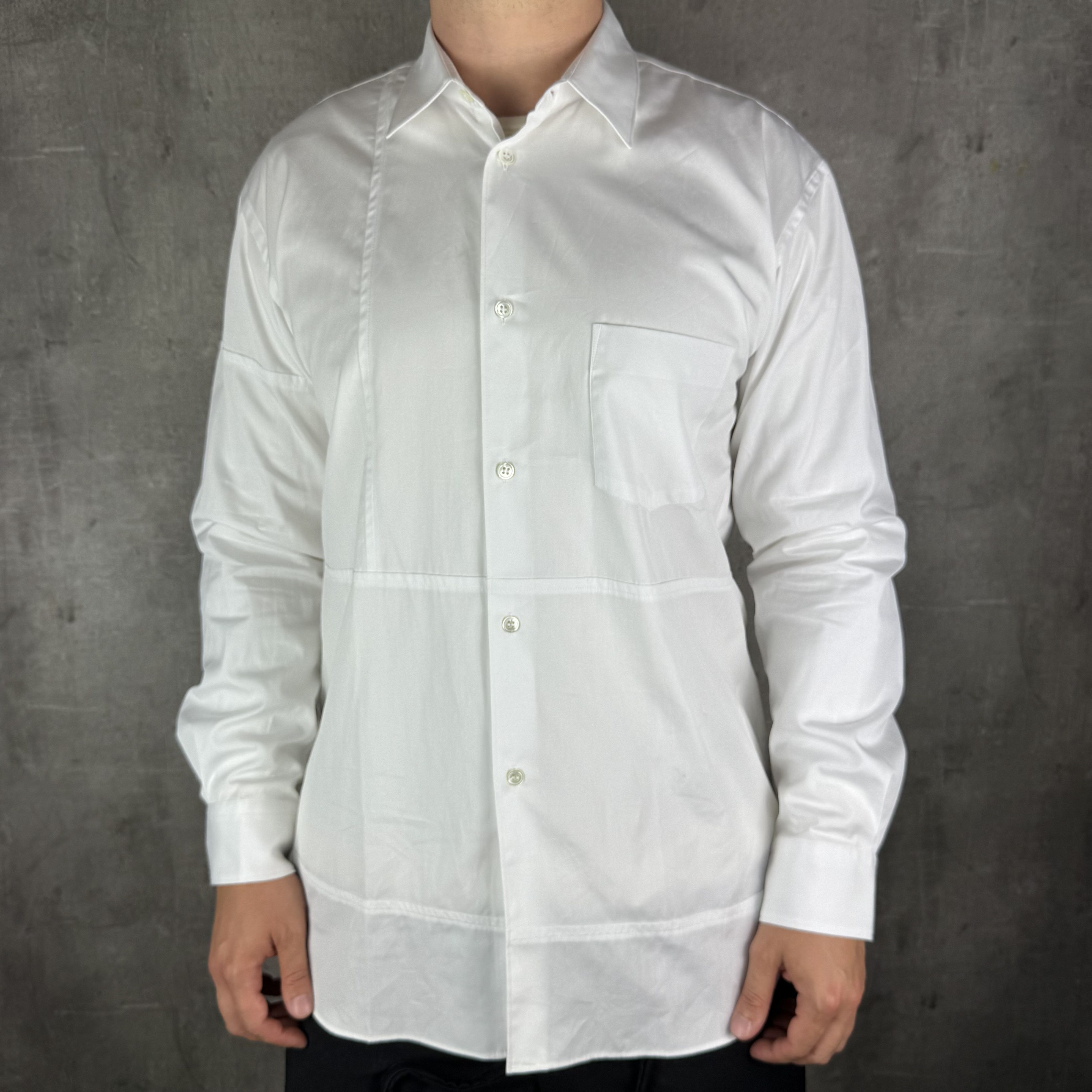 Comme des Garcons SHIRT COMME DES GARCONS SHIRT Panelled Patchwork Seam Button Up Size US M / EU 48-50 / 2 - 3 Thumbnail
