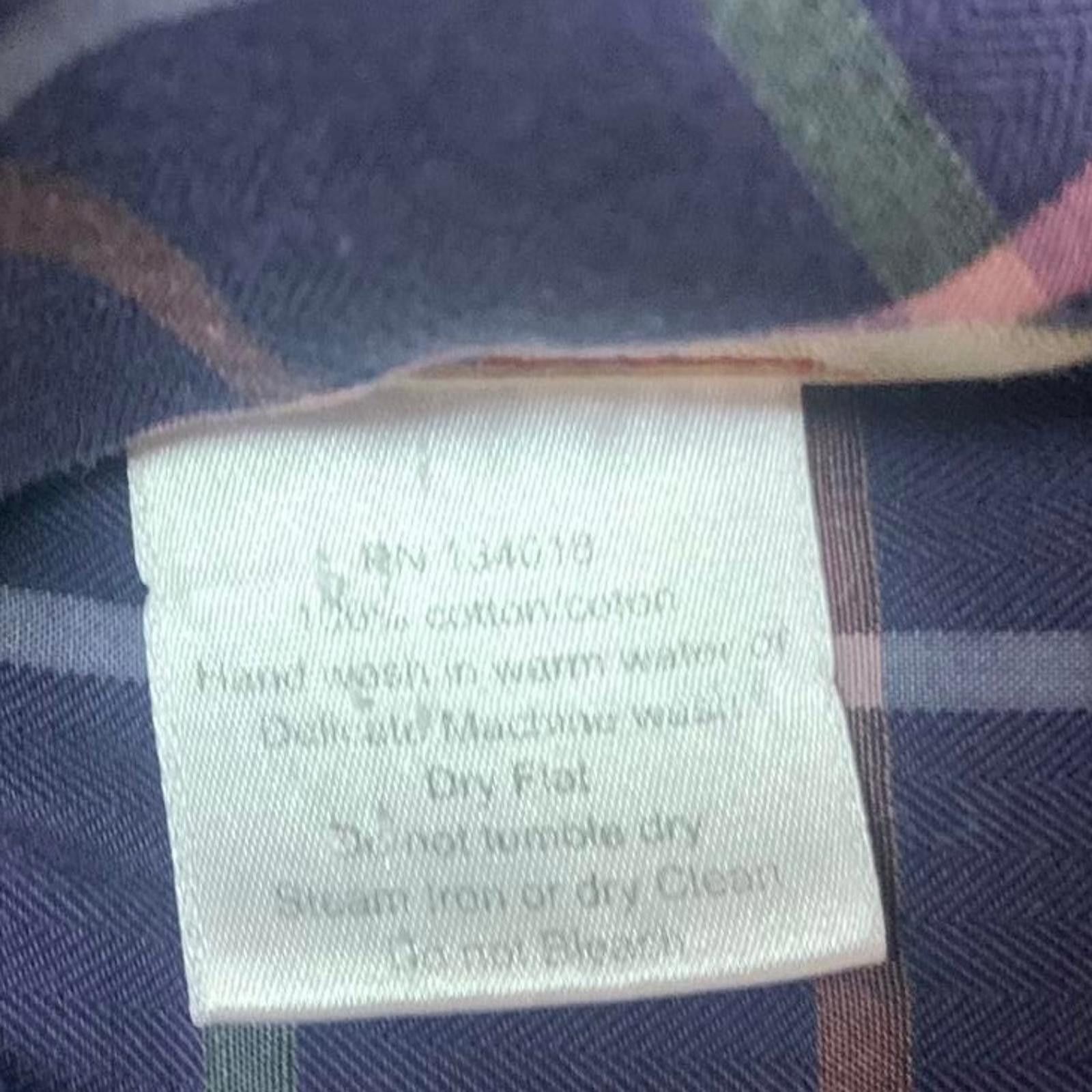 Other Borgo Ognissanti 28 Men's M Blue Plaid Button Shirt Size 38R - 11 Thumbnail