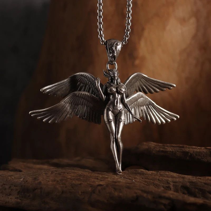 Jewelry Four Wing Pendant Necklace Size ONE SIZE - 4 Thumbnail
