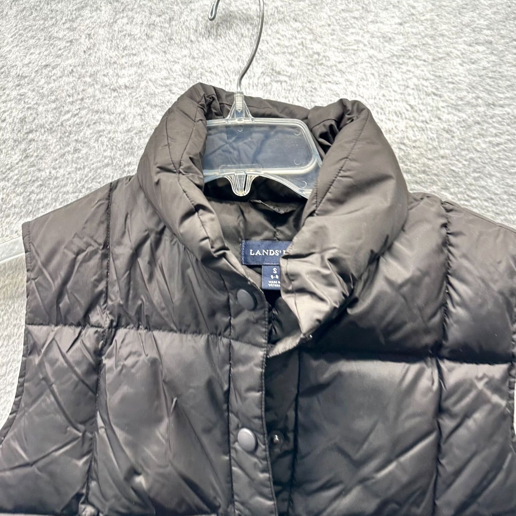 Lands' End Lands End Vest Womens Small Brown Goose Down Puffer Jacket Warm Size S / US 4 / IT 40 - 2 Thumbnail