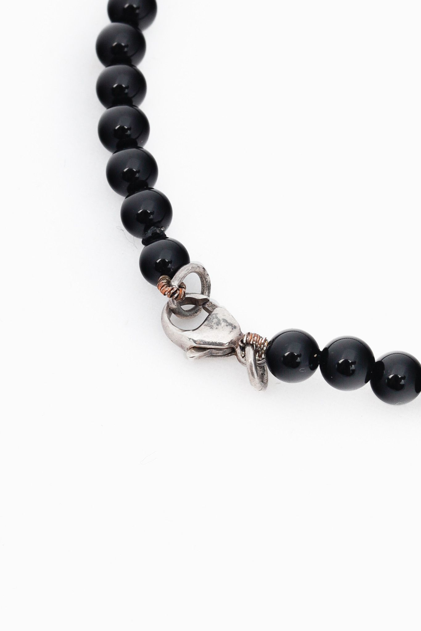 Tiffany & Co. Tiffany & Co. Onyx & Sterling Silver Heart-Tag Bead Bracelet Size ONE SIZE - 4 Thumbnail