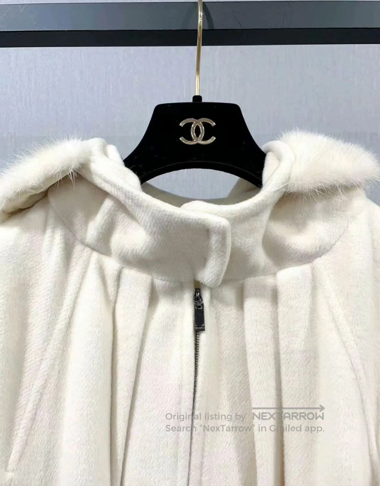 Other maxmara white hooded outerwear coat. Size US XS / EU 42 / 0 - 4 Thumbnail