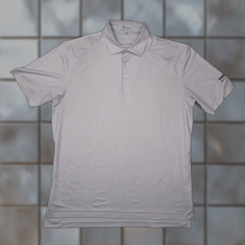 Peter Millar Peter Millar Summer Comfort Polo Mens Large Purple Transmiss Golf Association Logo Size US L / EU 52-54 / 3 - 1 Thumbnail