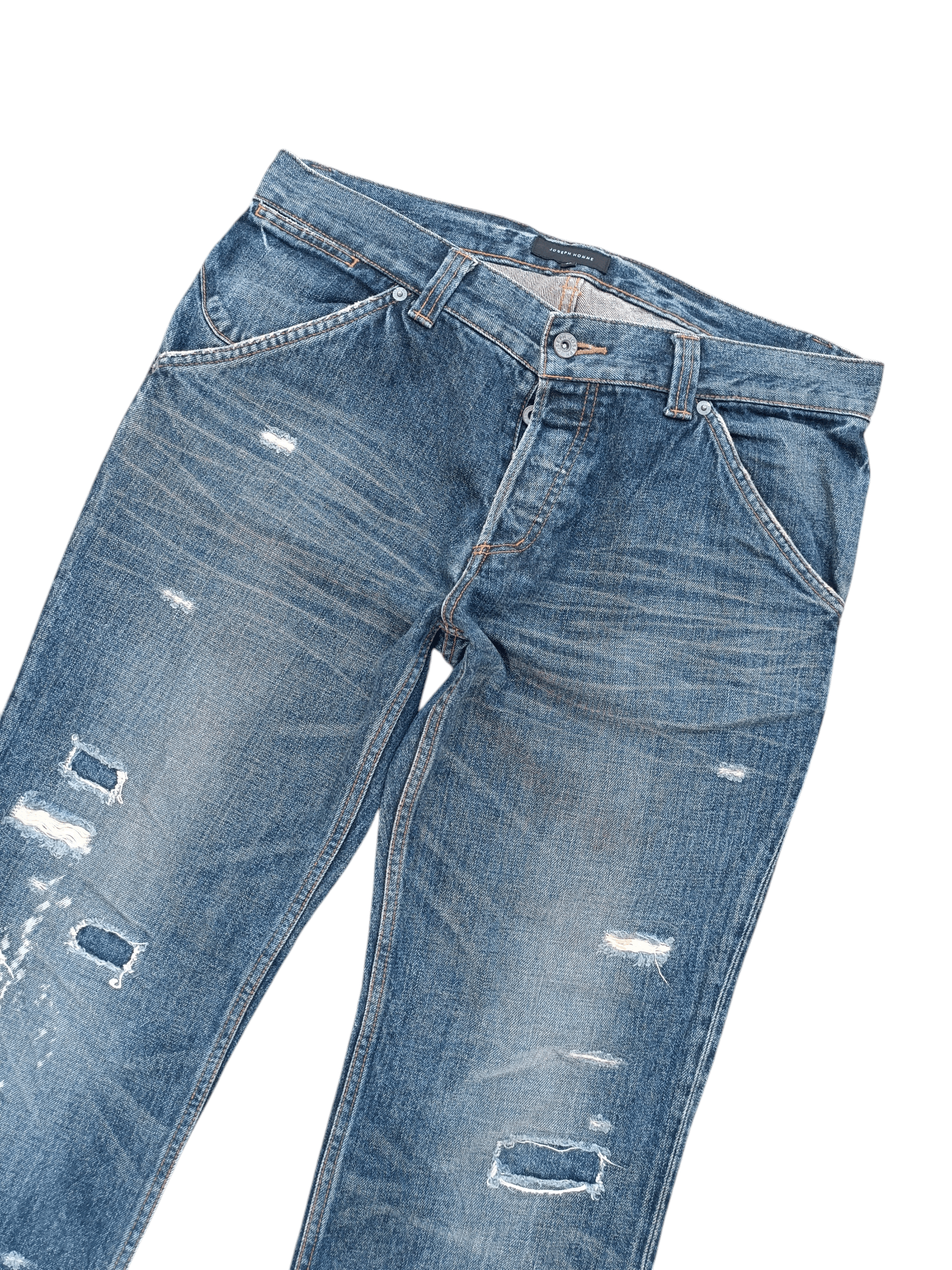 JOSEPH HOMME × Japanese Brand × Vintage CRAZY FADE JOSEPH HOMME BUCKLE BACK DENIM Size US 34 / EU 50 - 8 Thumbnail