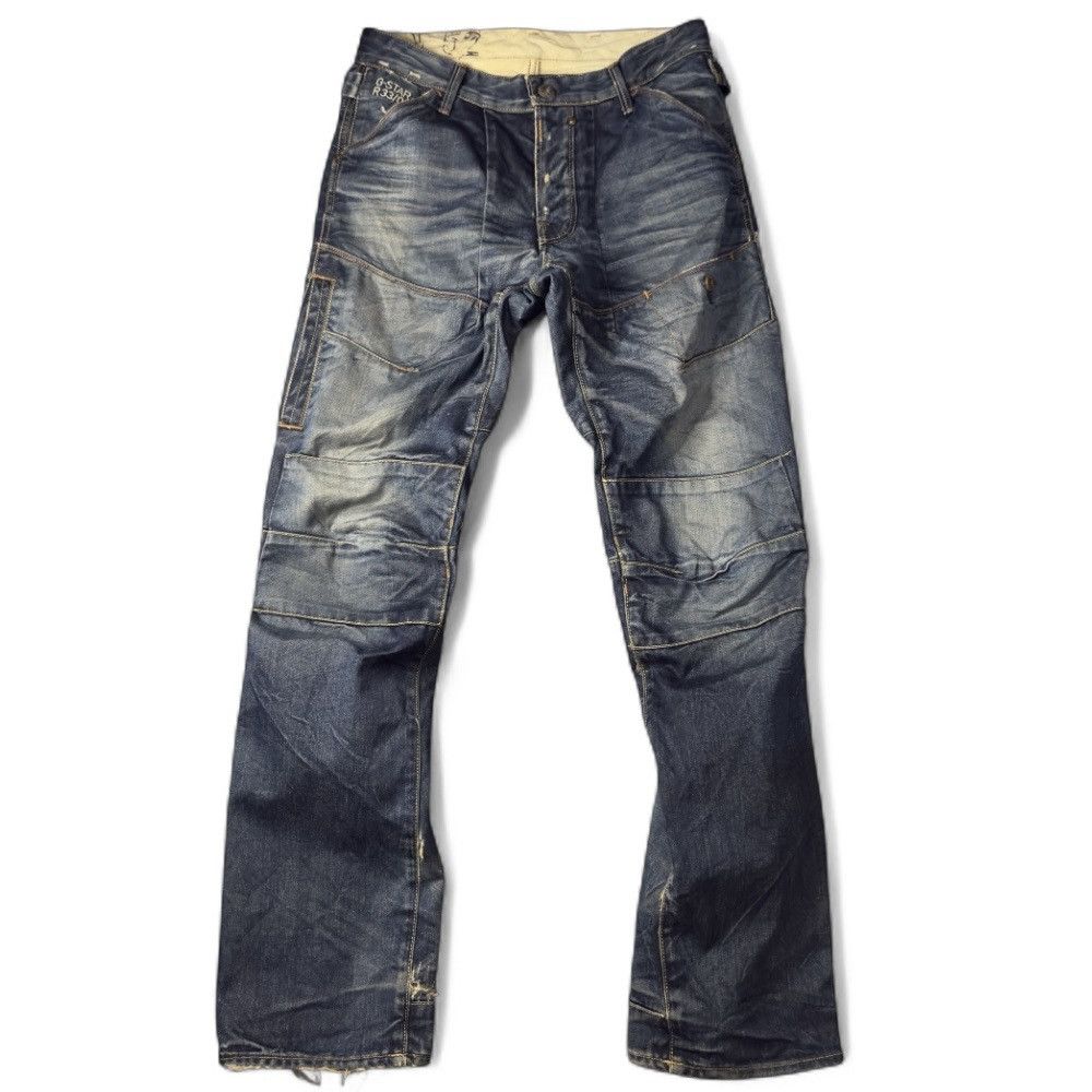 G-Star Archive R33/01 Trail 5620 Tapered Raw Whisker Washed Denim Size US 31 - 2 Thumbnail