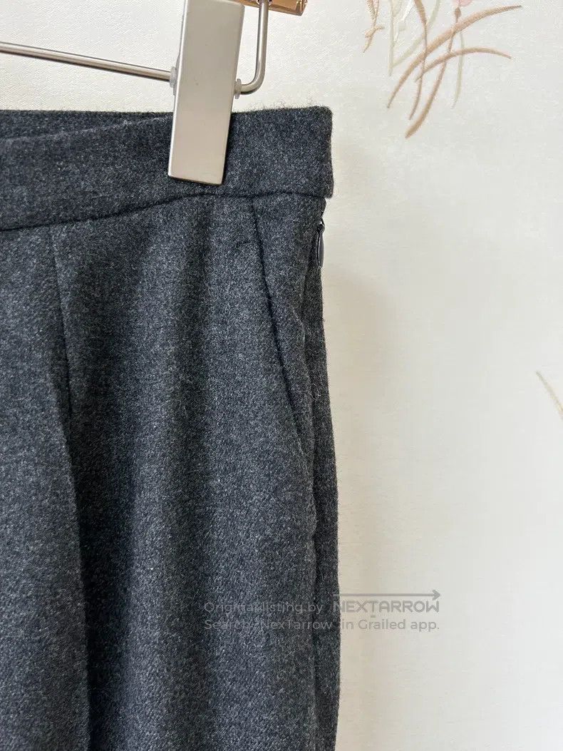 Loro Piana Loro Piana High-grade deep gray cashmere trousers Size 28" / US 6 / IT 42 - 5 Thumbnail