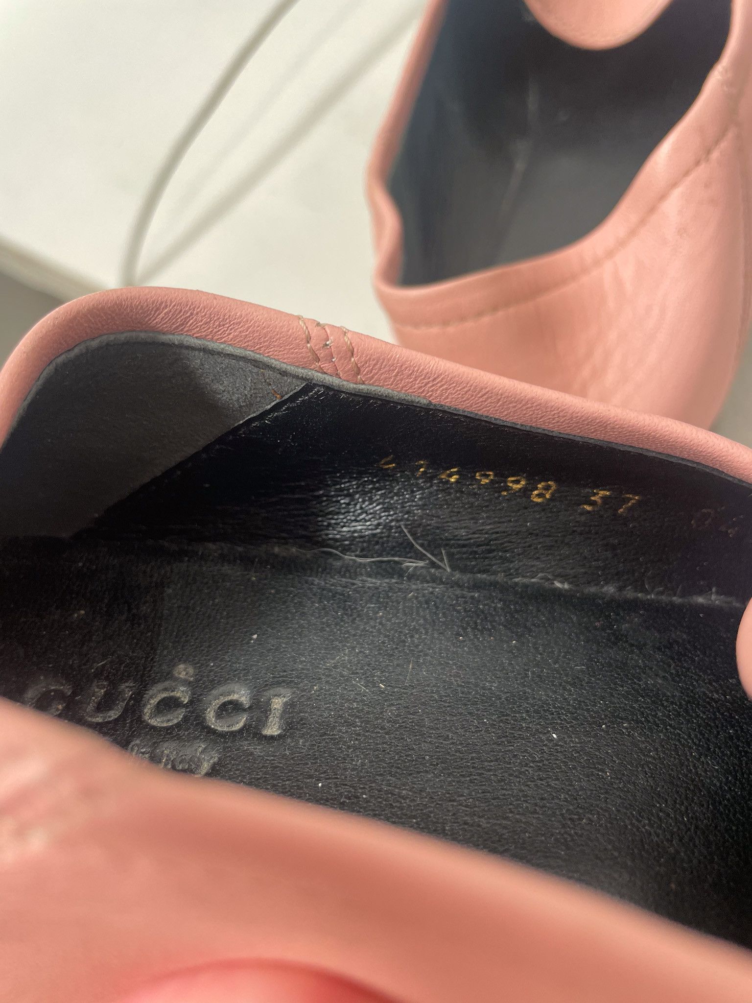 Gucci Gucci Brixton Leather Flats - Pink Size US 7 / IT 37 - 8 Thumbnail