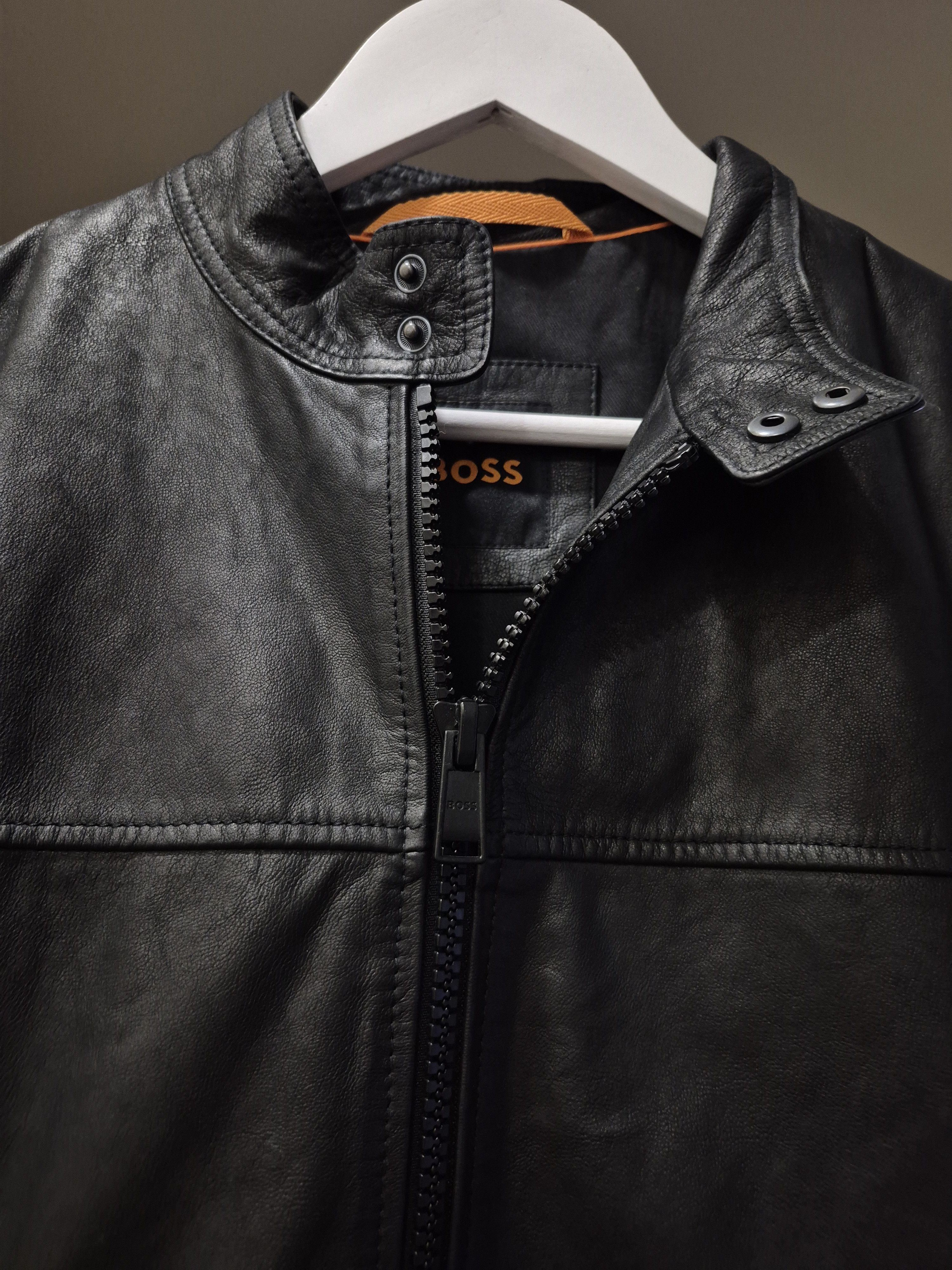 Hugo Boss Boss men leather jacket Size US M / EU 48-50 / 2 - 6 Thumbnail