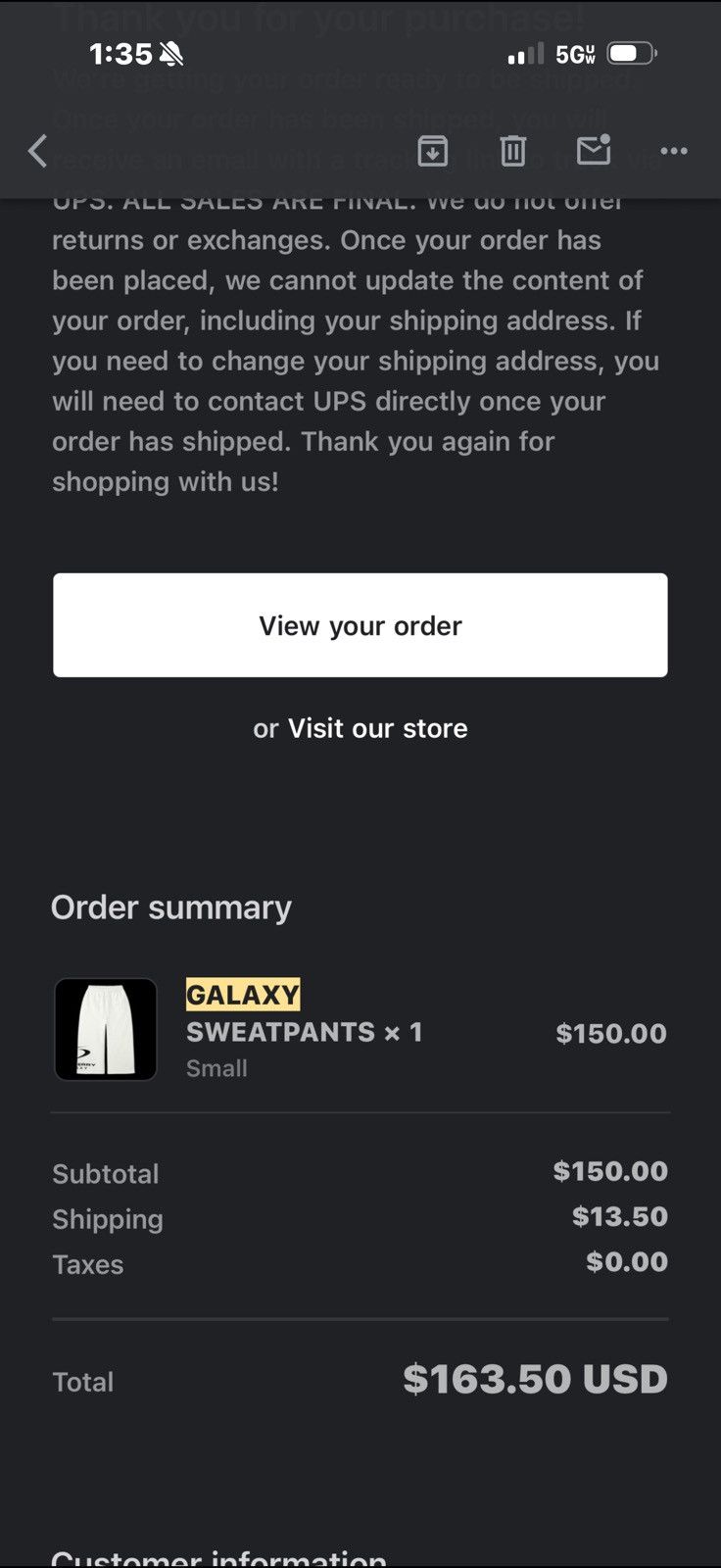 The GV Gallery Gv galaxy sweats Size US 32 / EU 48 - 6 Thumbnail