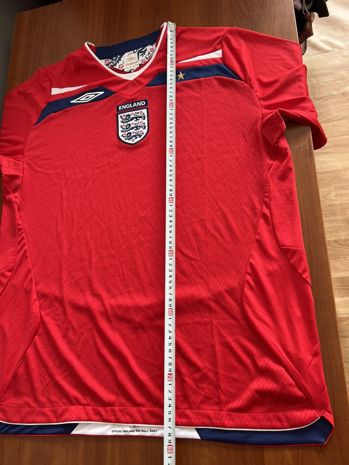 Umbro 2008/10 ENGLAND TEAM AWAY SOCCER JERSEY FOOTBALL SHIRT XL Size US XL / EU 56 / 4 - 16 Thumbnail