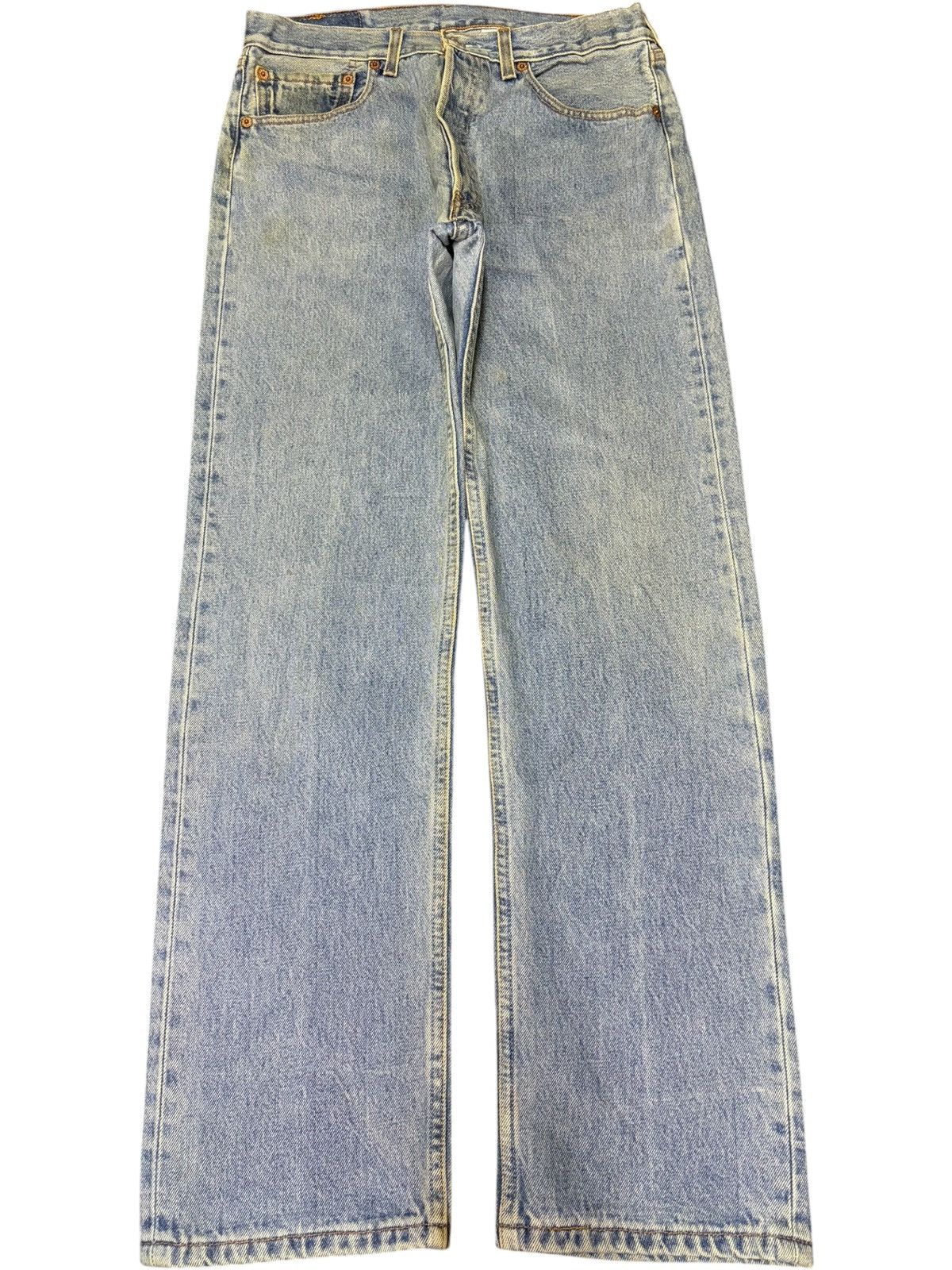 Levi's Vintage 90s Levis 501 Blue Wash Distressed Jeans Size US 30 / EU 46 - 1 Thumbnail