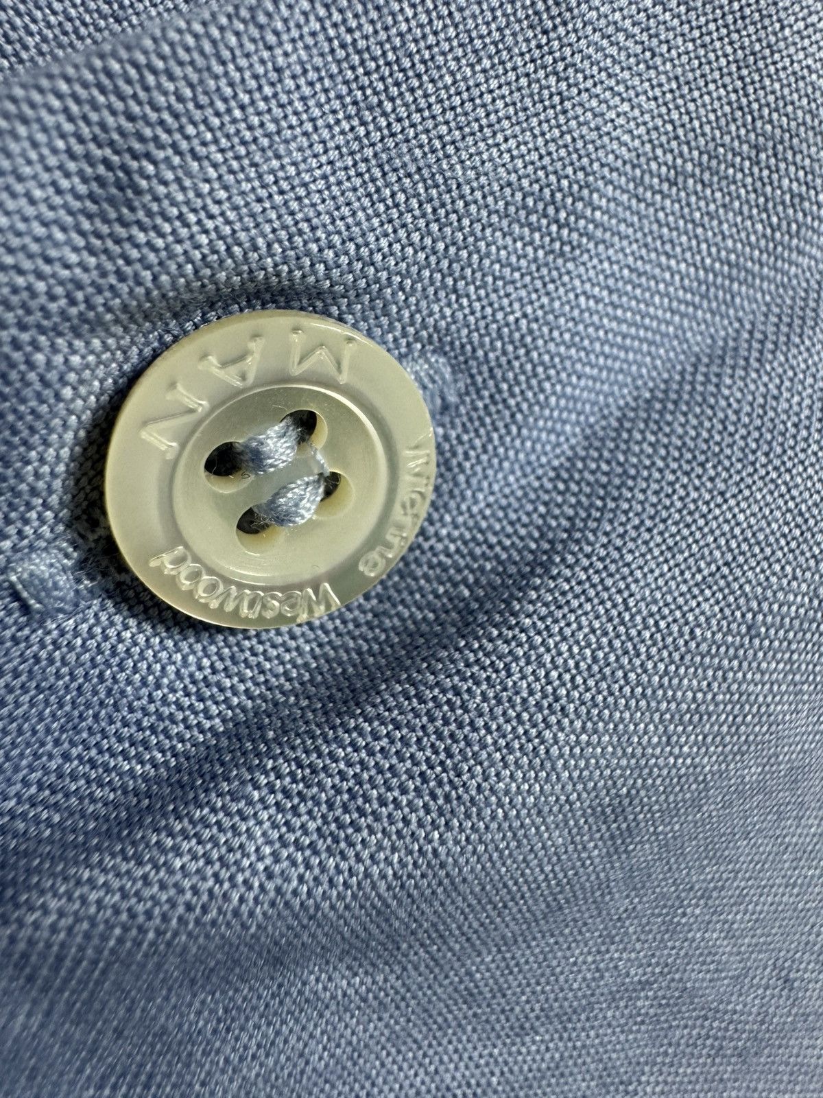 Vivienne Westwood Vivienne Westwood Luxury Button Up Shirt Size 52 Bue Size US L / EU 52-54 / 3 - 5 Thumbnail
