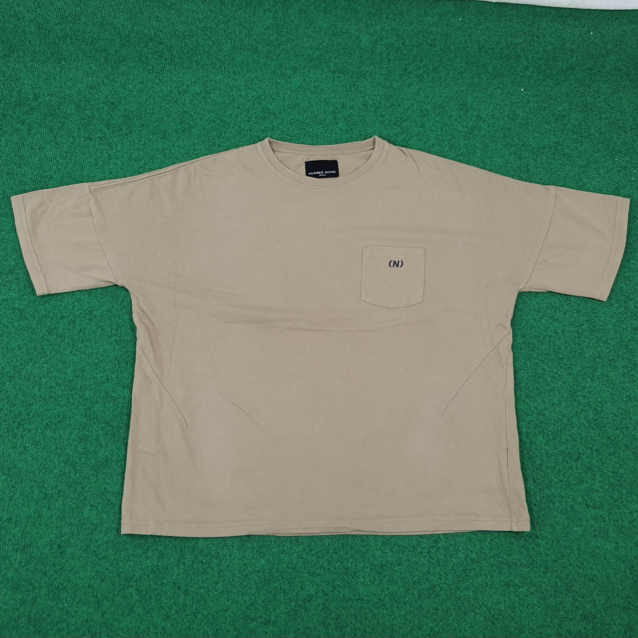 Japanese Brand × Number (N)ine × Vintage Vintage Number Nine Spell Out Japan Brand Boxy Tshirt Size US XL / EU 56 / 4 - 2 Thumbnail