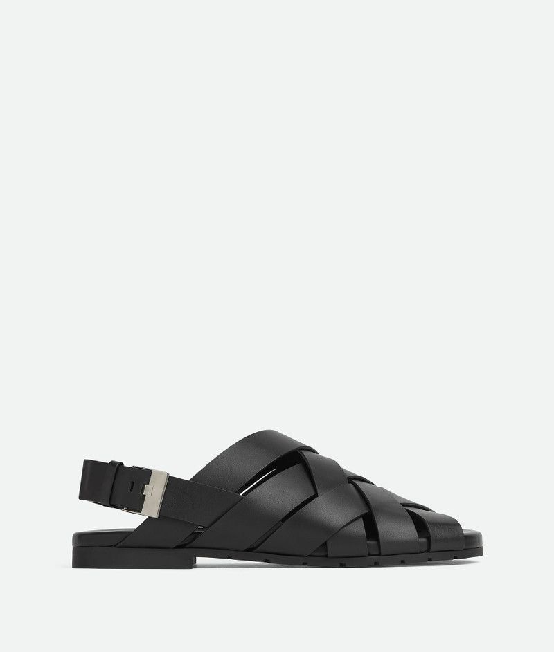 Bottega Veneta Alfie Sandal in black new model Size US 12 / EU 45 - 1 Thumbnail