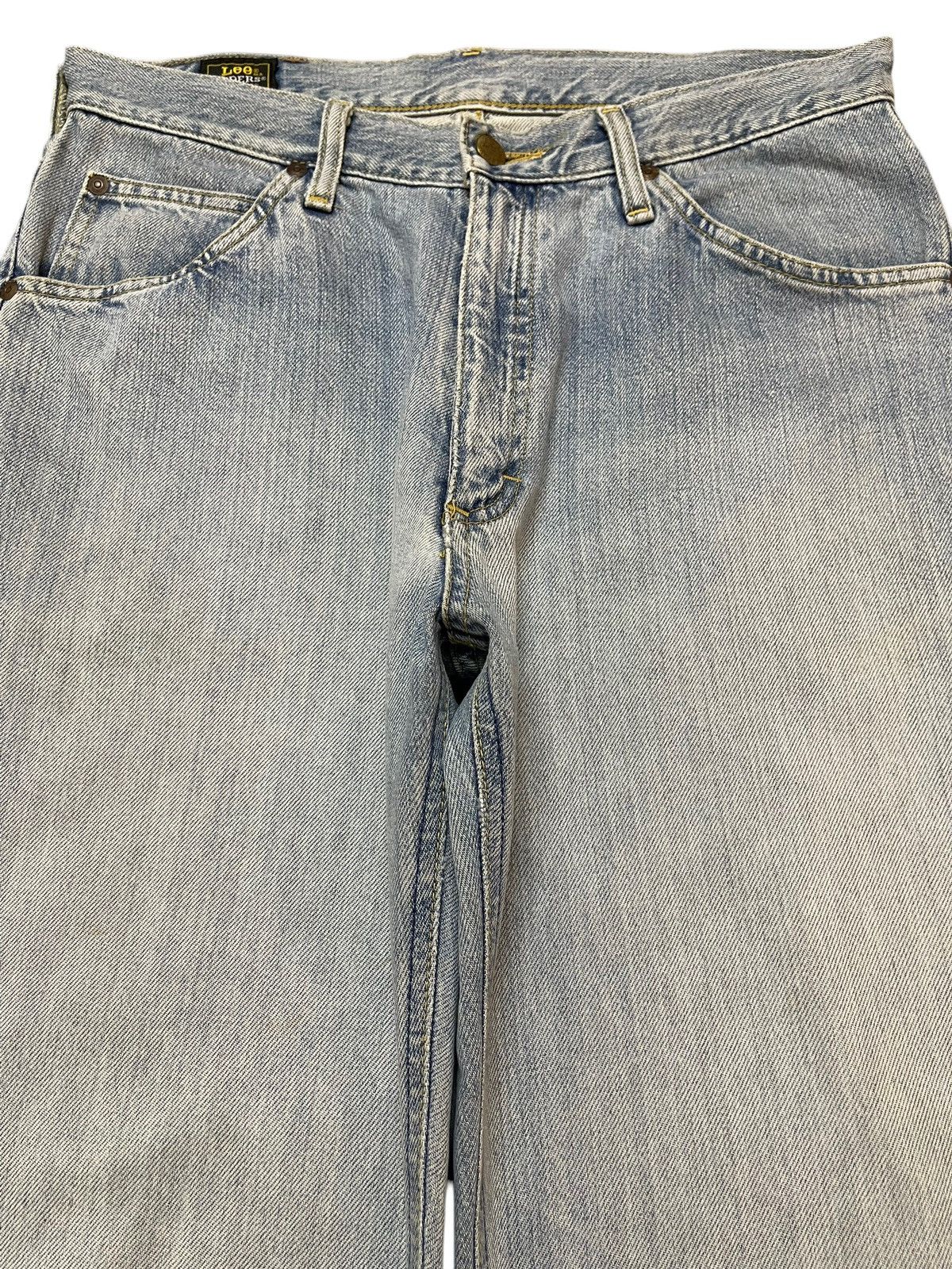 Lee Vintage 90s Lee Riders Faded Wash Distressed Wide Leg Baggy Size US 31 - 3 Thumbnail