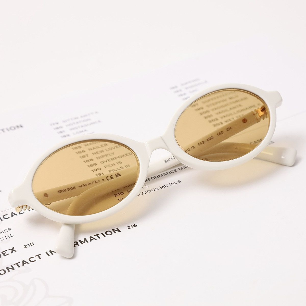 MIU MIU 0MU 04ZS SUNGLASSES