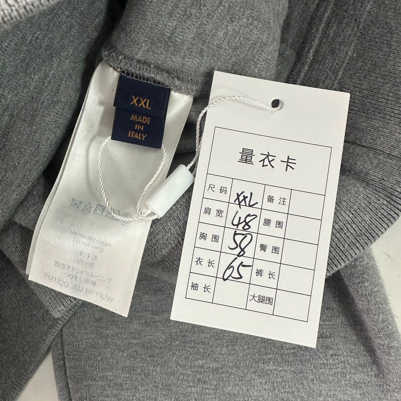 Louis Vuitton gray zip-up hooded jacket by louis vuitton Size US XXL / EU 58 / 5 - 3 Thumbnail