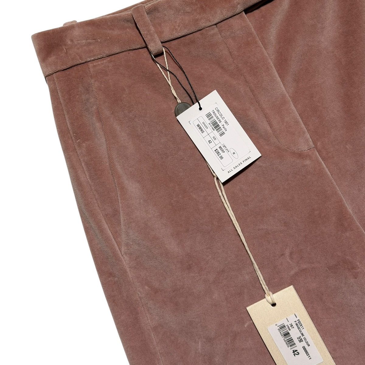 Circolo 1901 velvet trouser Size US 30 / EU 46 - 2 Thumbnail