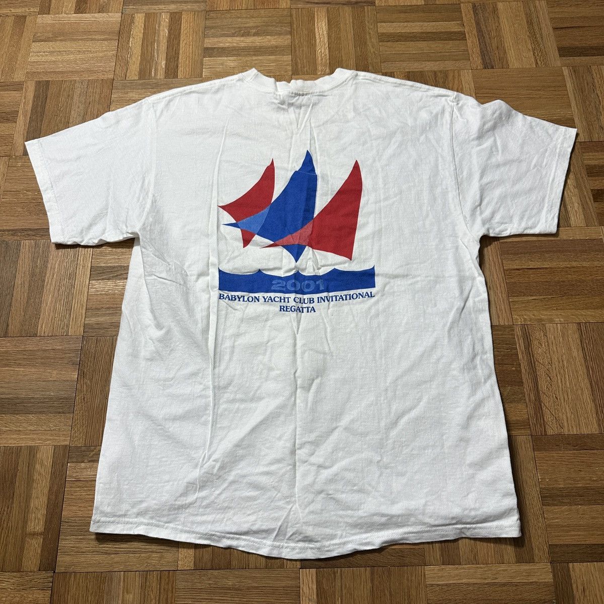Hanes Vintage 2001 Babylon Regatta tee Size US L / EU 52-54 / 3 - 1 Thumbnail