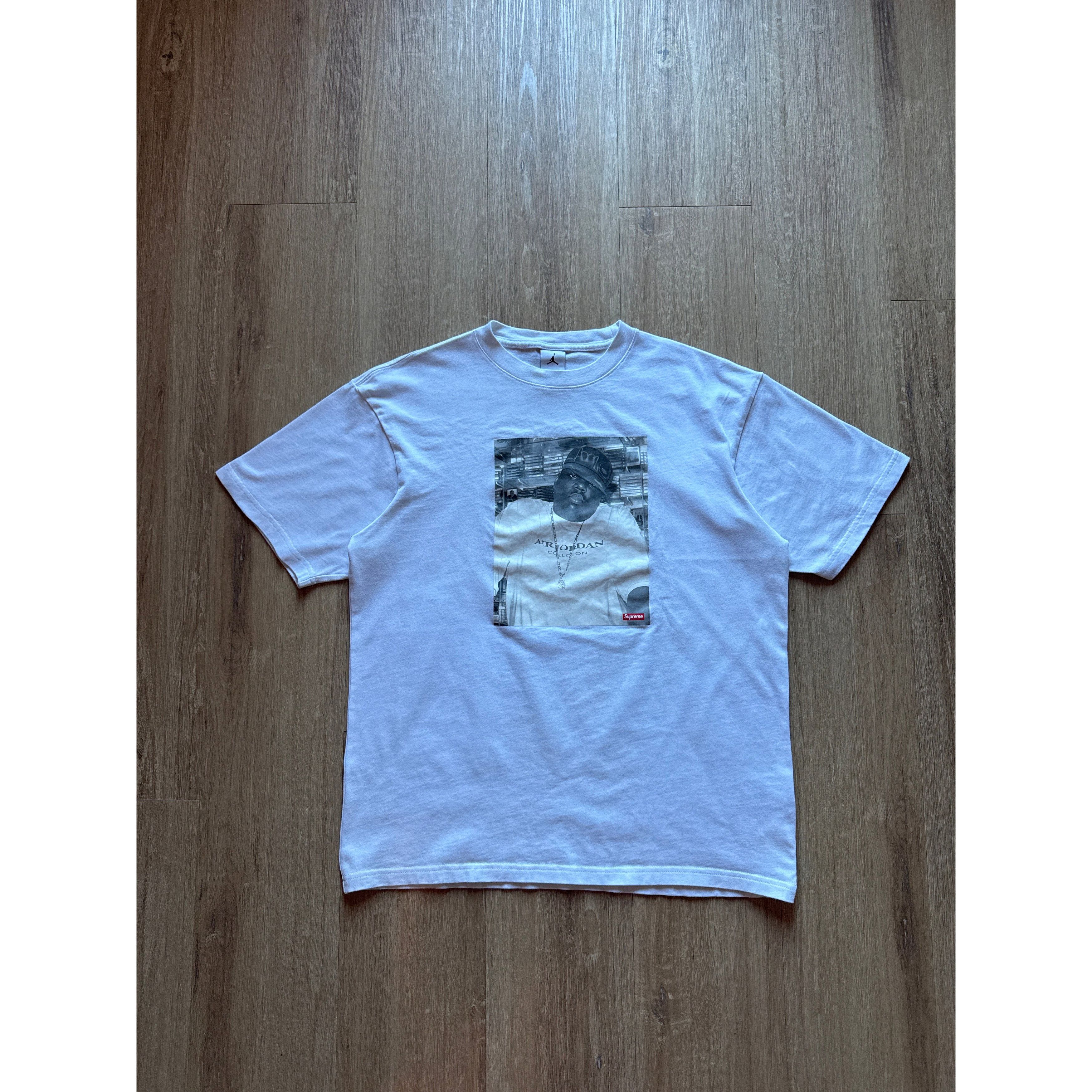 Supreme Jordan Biggie S/S White Tee