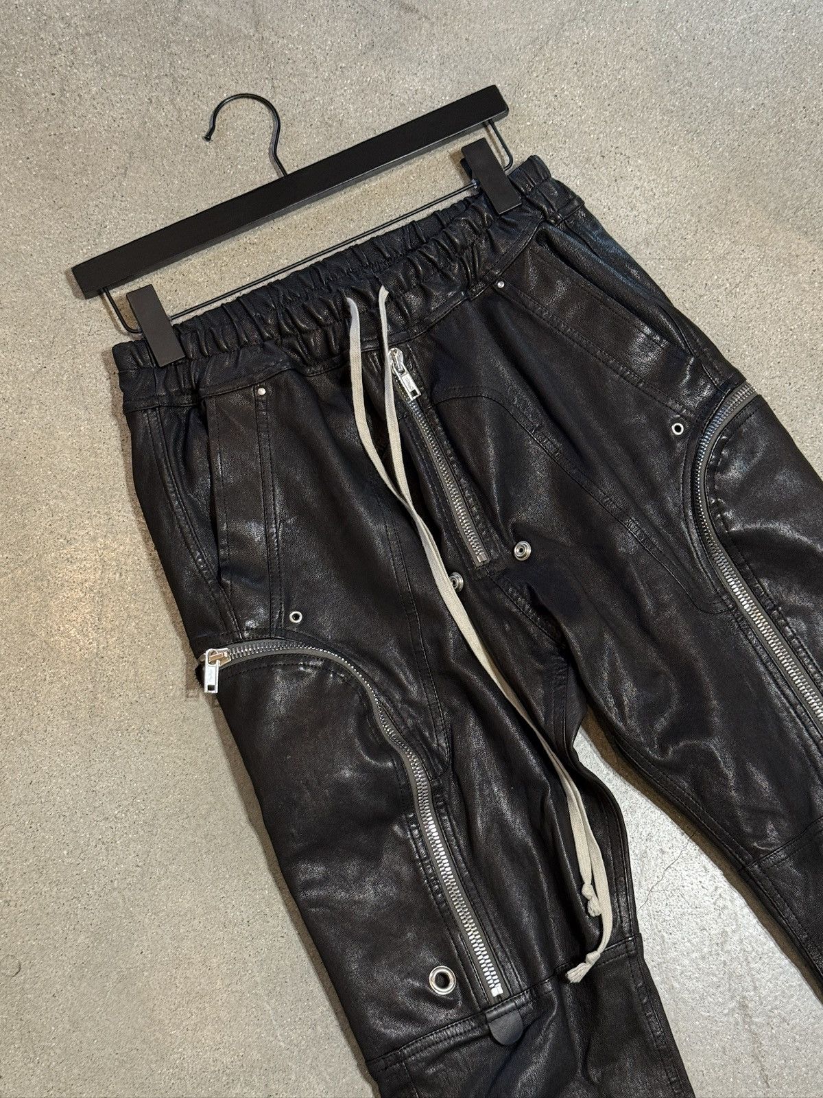 Rick Owens Rick Owens Leather Bauhaus Pants Size US 34 / EU 50 - 7 Thumbnail
