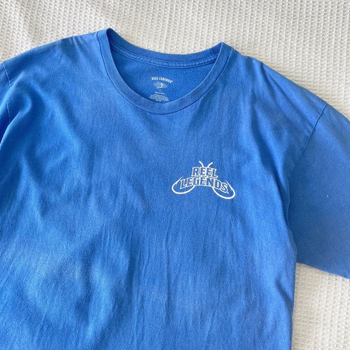 Vintage Thrashed Faded Vintage Reel Legends Fishing ERD GRUNGE TEE Size US L / EU 52-54 / 3 - 5 Thumbnail