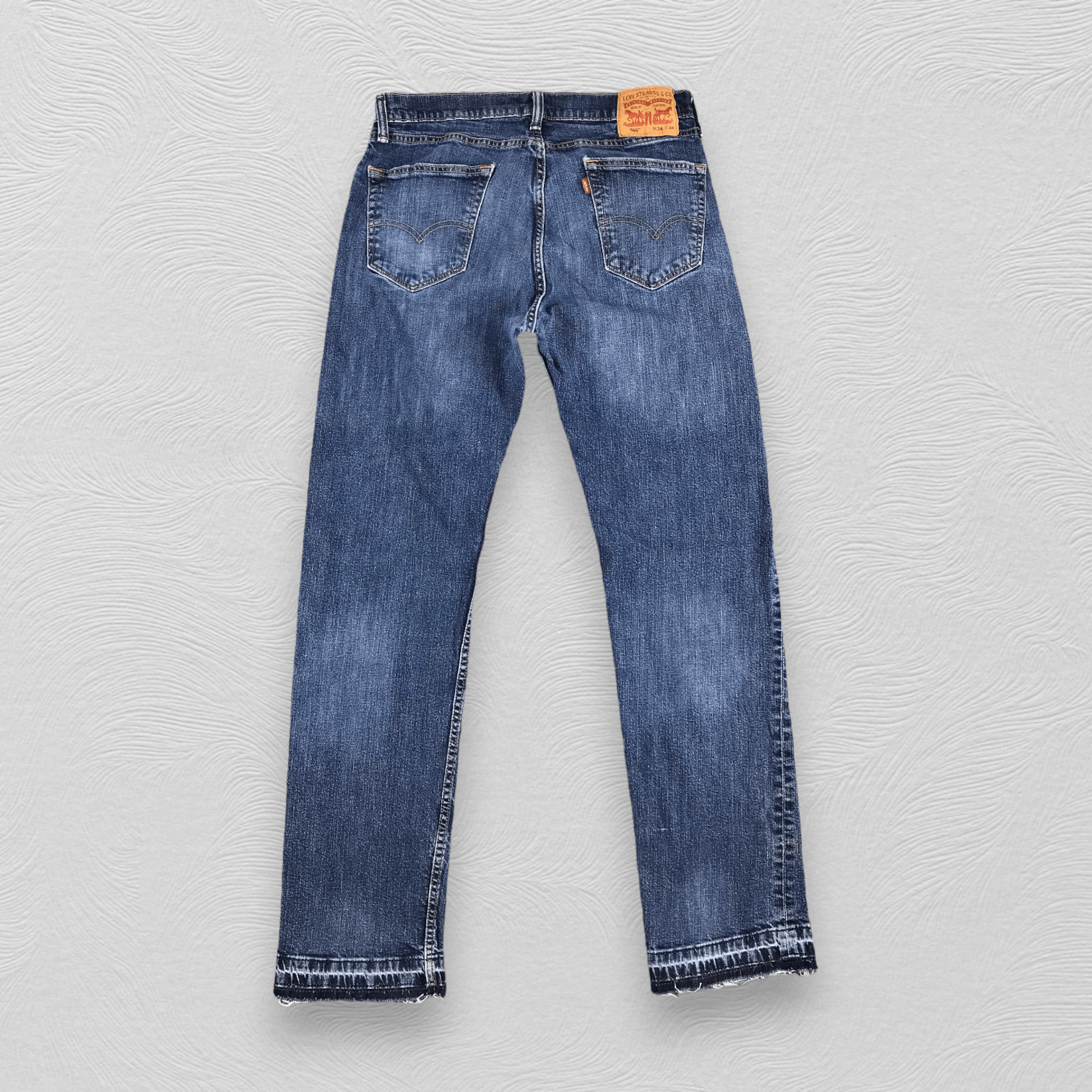 Levi's Vintage Levi's 505 Jeans Released Hem Faded Blue KJ433 Size US 33 - 2 Thumbnail