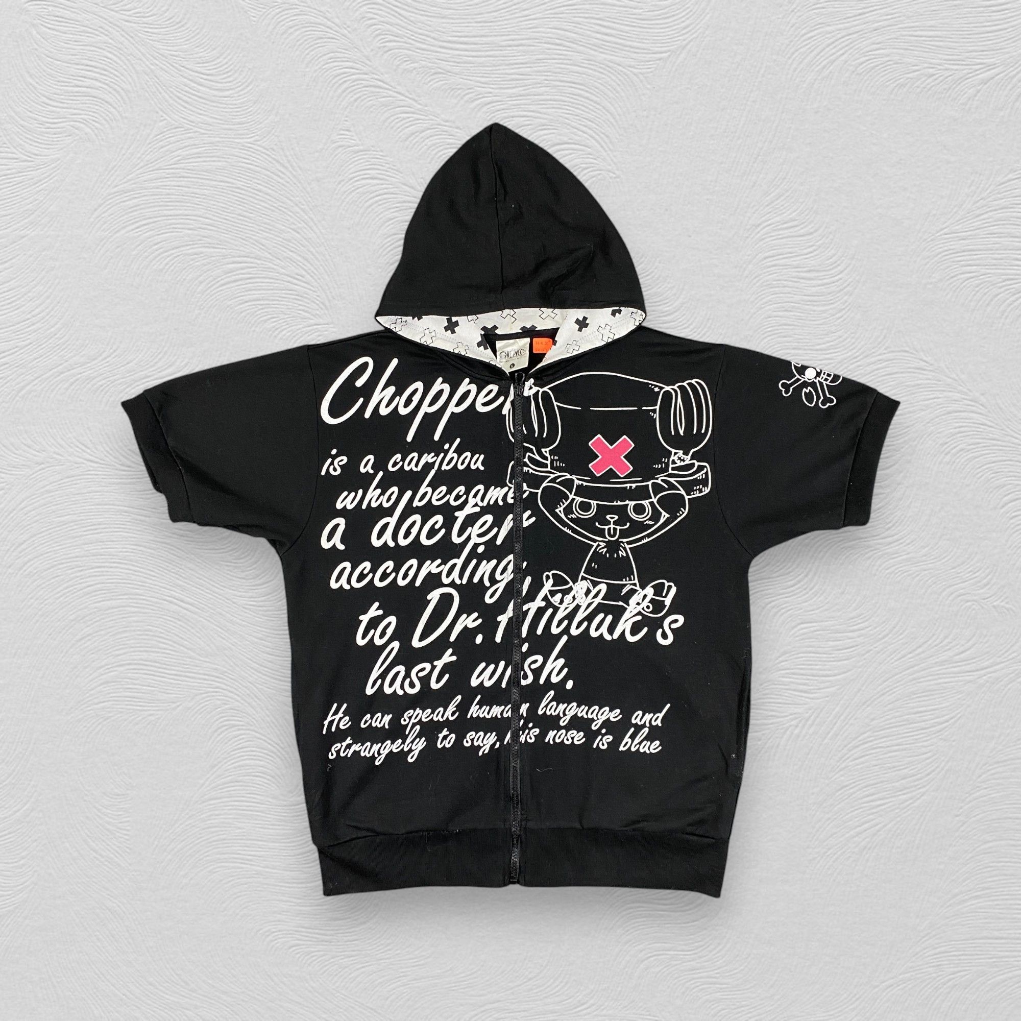 One Piece One Piece Chopper Character Short Sleeves Hoodie -SW187 Size US M / EU 48-50 / 2 - 1 Thumbnail
