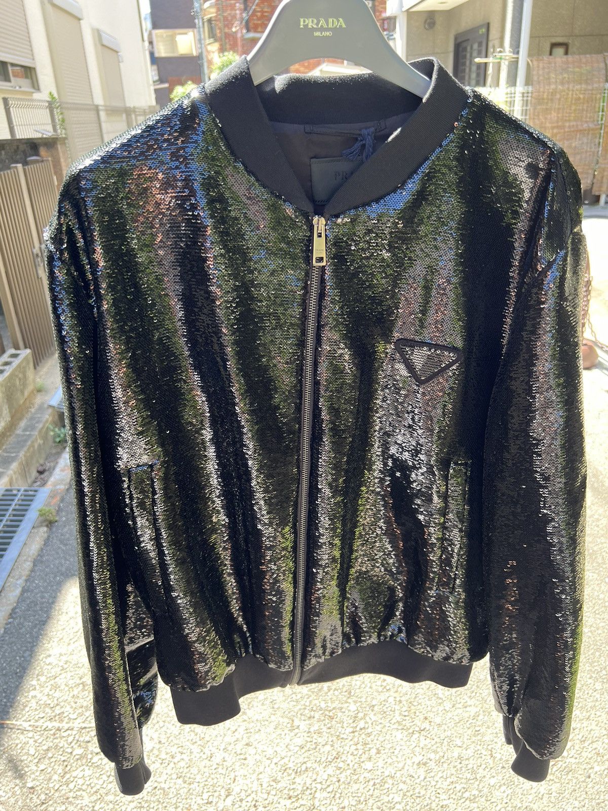 Prada Prada Runway Collection Sequin Jacket Size US L / EU 52-54 / 3 - 12 Thumbnail