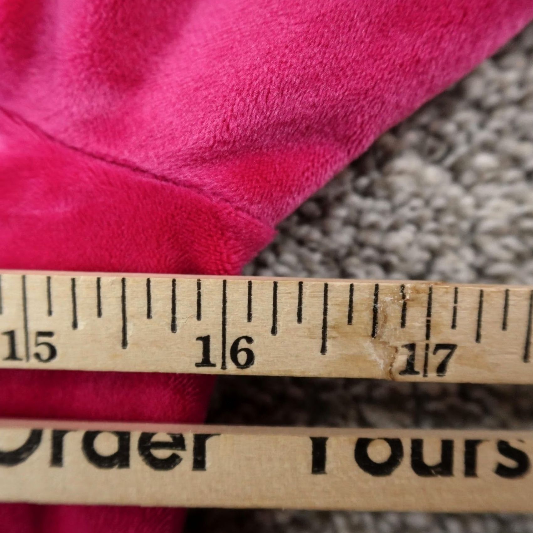 Juicy Couture VINTAGE Juicy Couture Hoodie Womens S Pink Velour Full Zip Rhinestone Bling Jacket Y2K Size S / US 4 / IT 40 - 7 Thumbnail