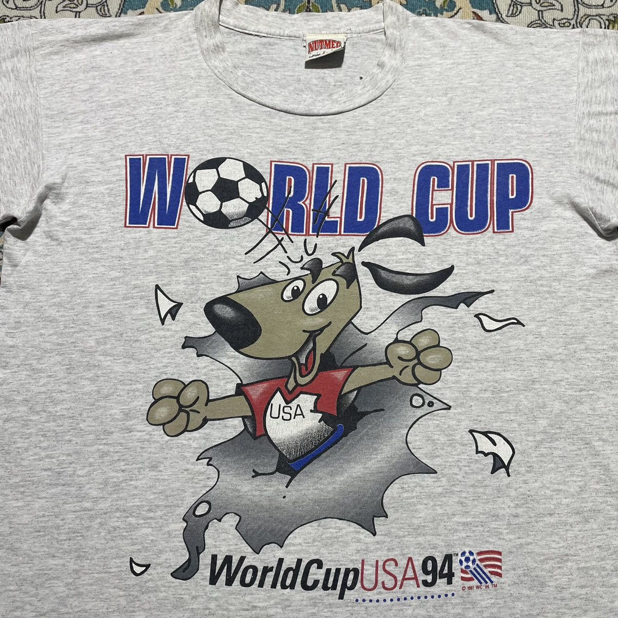 Nutmeg × Vintage 1994 Fifa World Cup USA T-shirt vintage Size US L / EU 52-54 / 3 - 3 Thumbnail