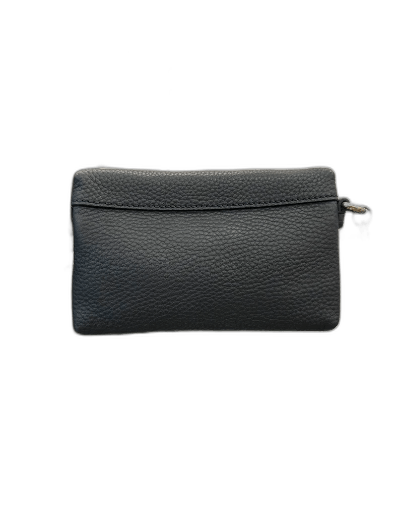 Burberry Black Leather Phone Shoulder Bag, Women's