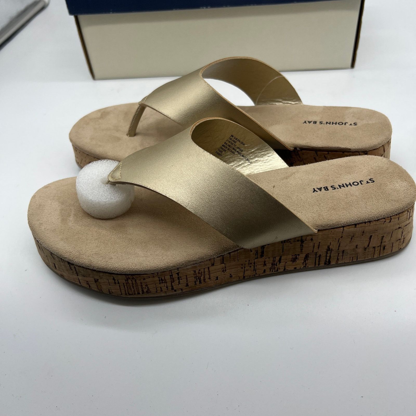 Other St. John's Bay Salden Women's Sandals Gold Size US 9 / IT 39 - 4 Thumbnail
