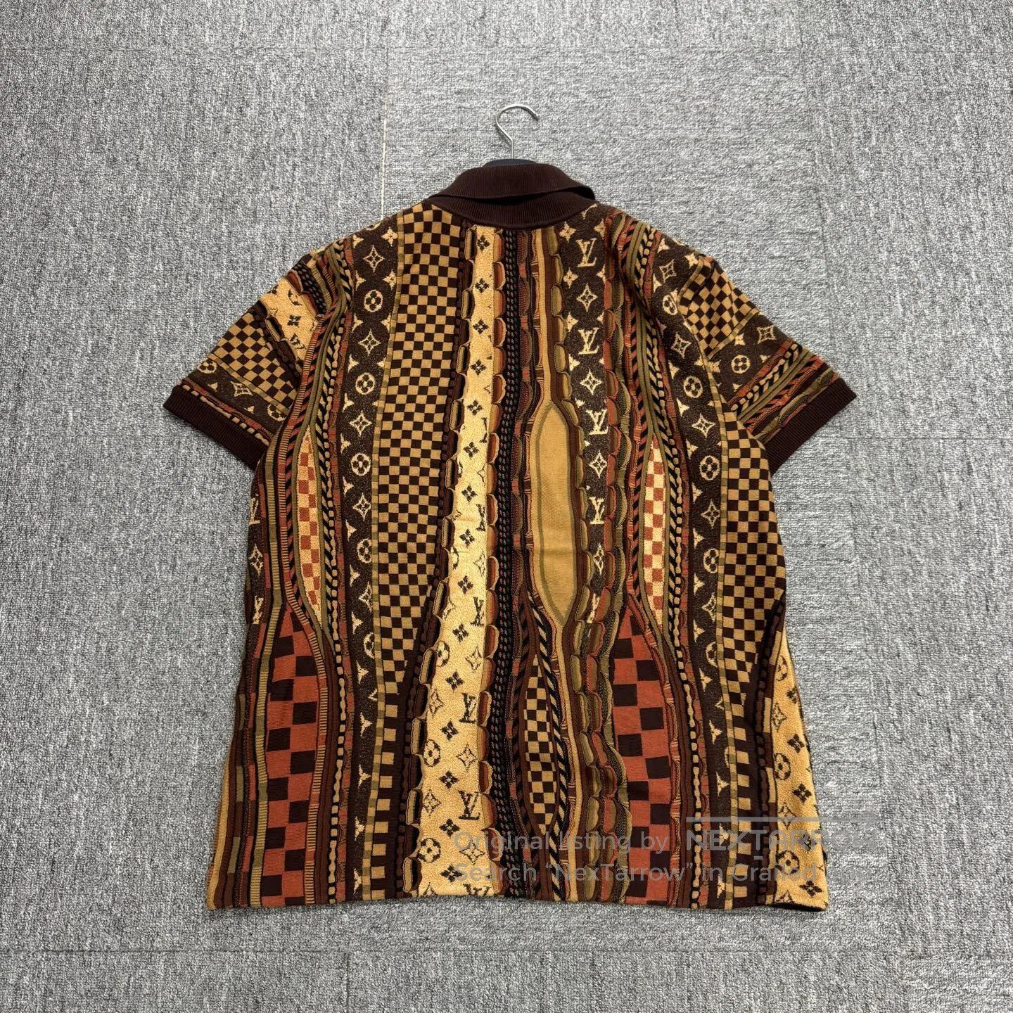 Louis Vuitton Louis Vuitton Nigo FW25 Twisted Pattern Short-Sleeved Shir Size US L / EU 52-54 / 3 - 2 Thumbnail