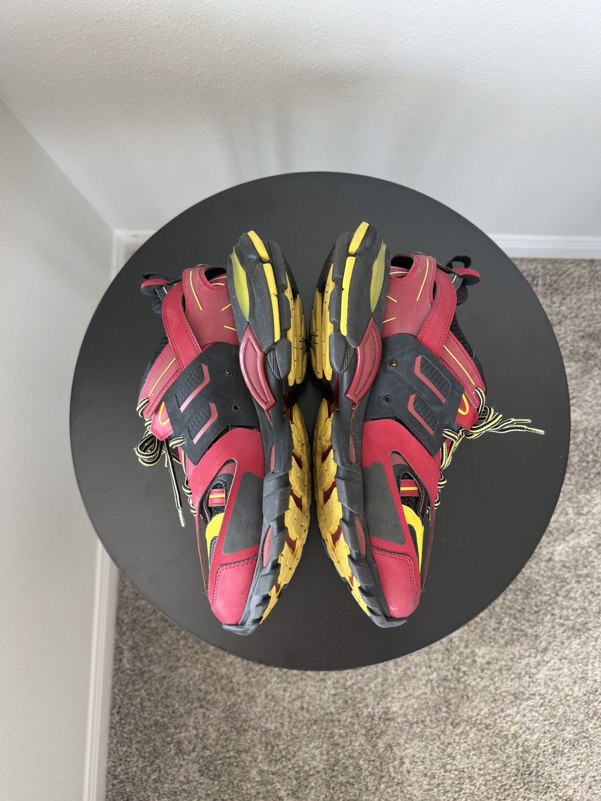 Balenciaga Balenciaga Track 1 Bordeaux/Red/Yellow Size US 9 / EU 42 - 6 Thumbnail