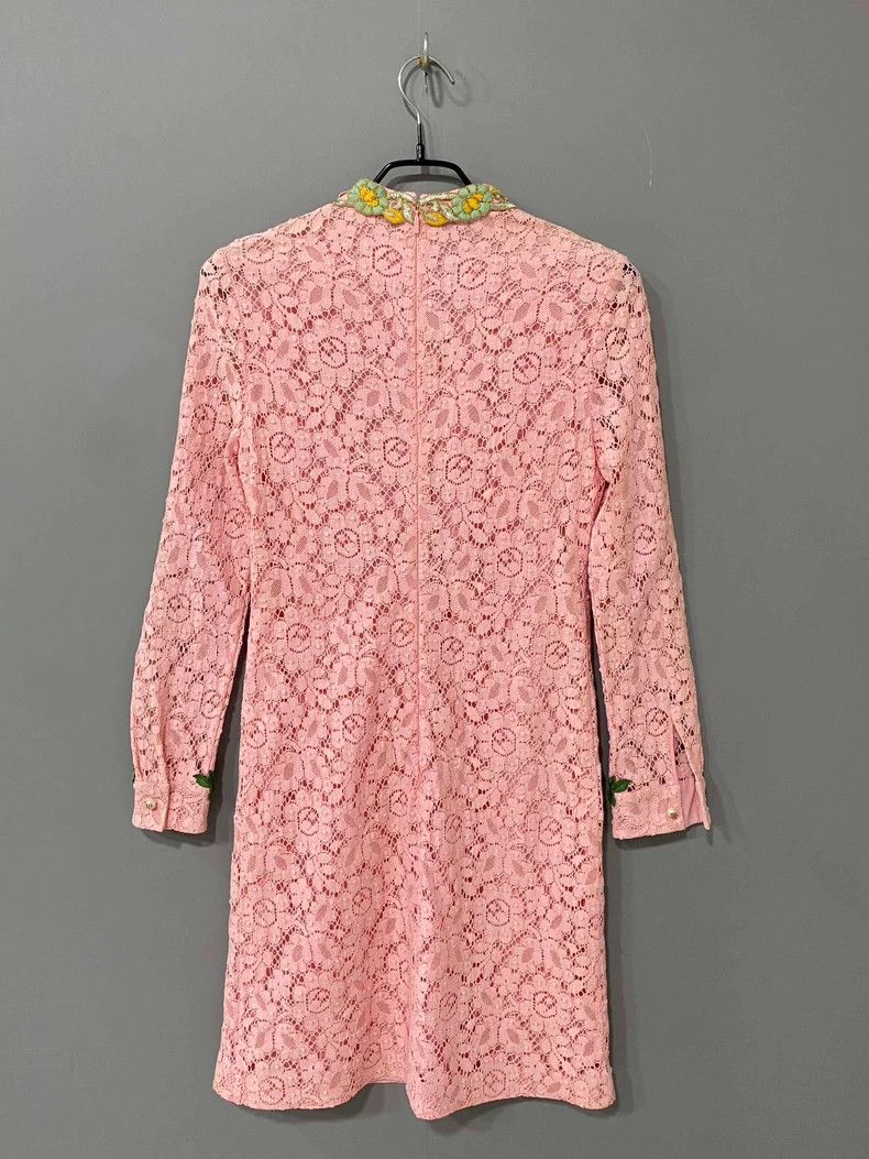 Gucci Gucci Floral lace bee dress 2506-Nextarrow Size ONE SIZE - 3 Thumbnail