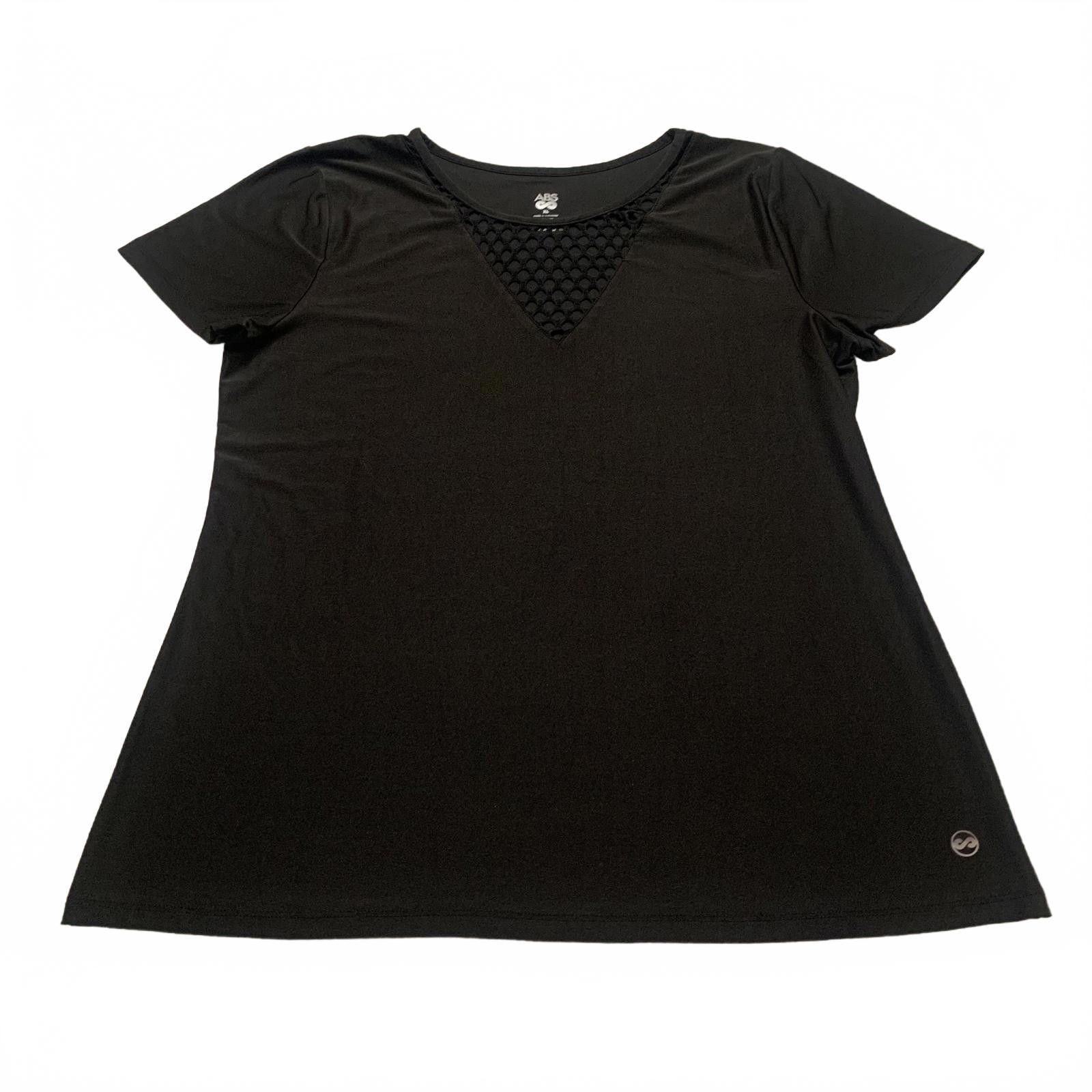 Other ABS Women's X-Large Black Short Sleeve Top Size XL / US 12-14 / IT 48-50 - 1 Thumbnail