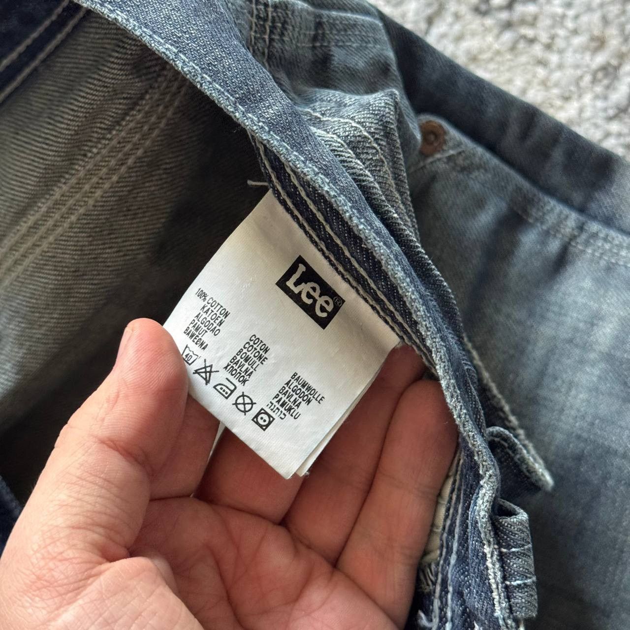 Lee Vintage Dirty Lee Carpenter Jeans Lee Worker Japan Denim Size US 32 / EU 48 - 12 Thumbnail