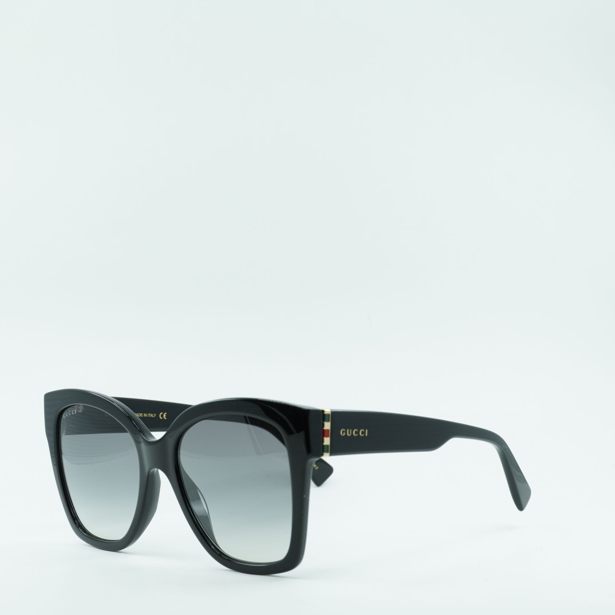 Gucci Gucci GG0459S 001 Sunglasses Black Butterfly Frame Size ONE SIZE - 2 Thumbnail