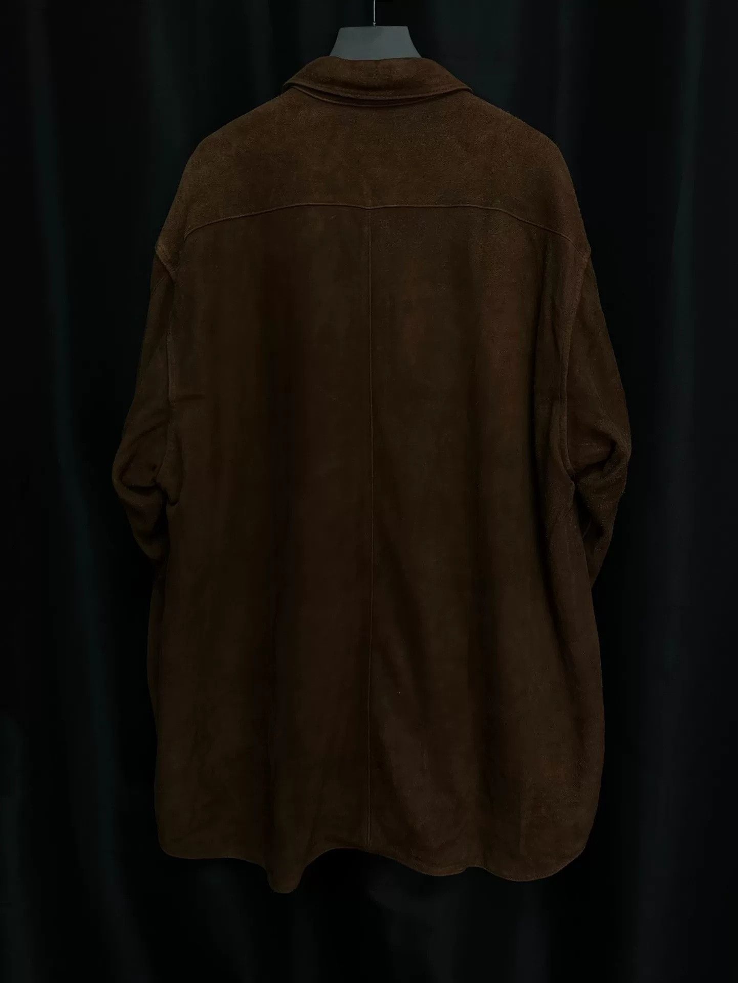 Comoli comoli Dark Brown Deer Leather Shirt Size US L / EU 52-54 / 3 - 2 Thumbnail