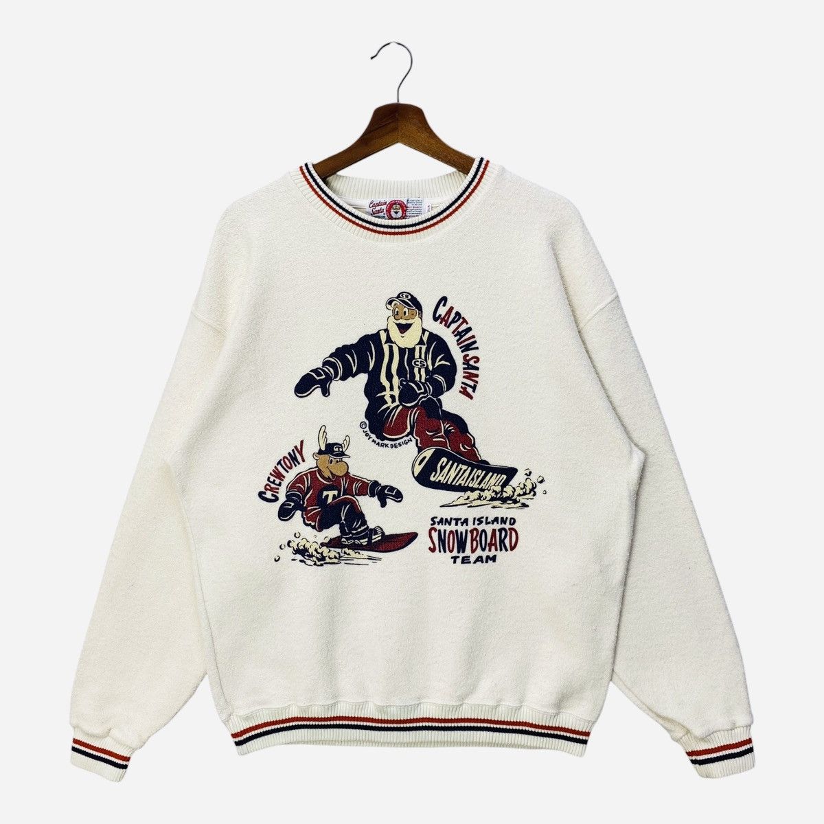 Other Santa Island Fleece Sweater Ugly Xmas Retro Ski Size Medium Size US M / EU 48-50 / 2 - 1 Thumbnail