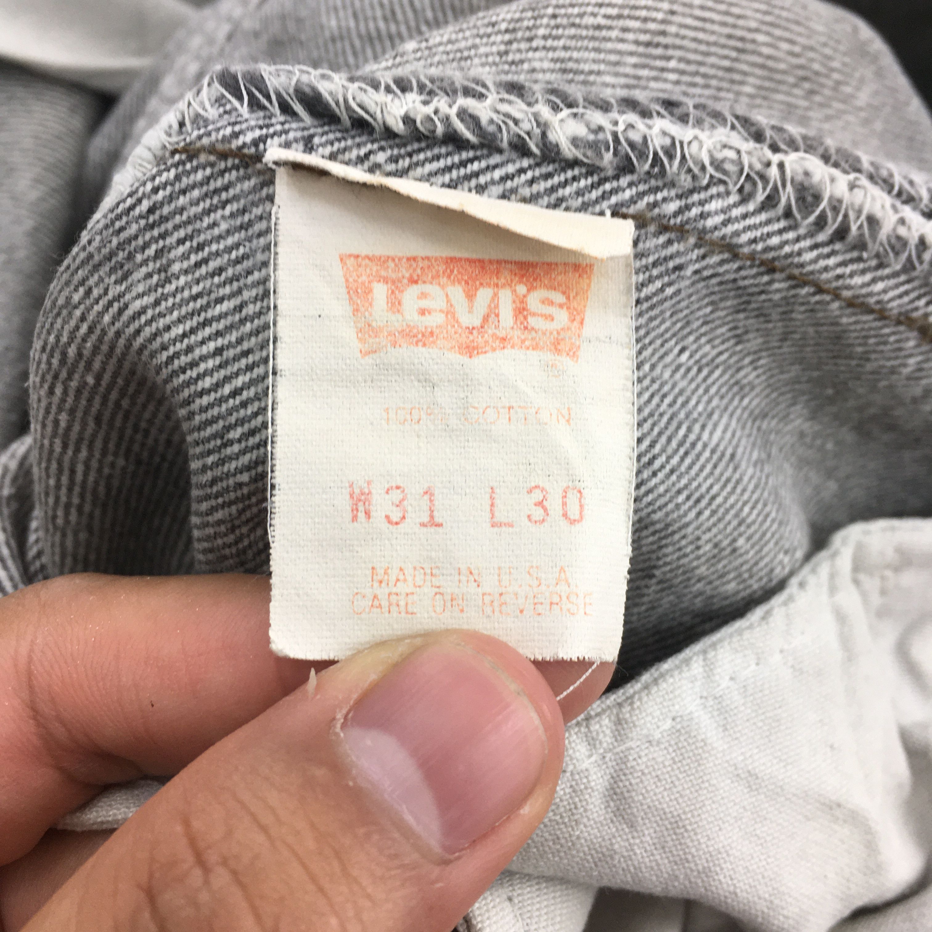 Levi's Size 28x29 Vintage 80s Levi's 501 Black Jeans S748 Size US 28 / EU 44 - 13 Thumbnail