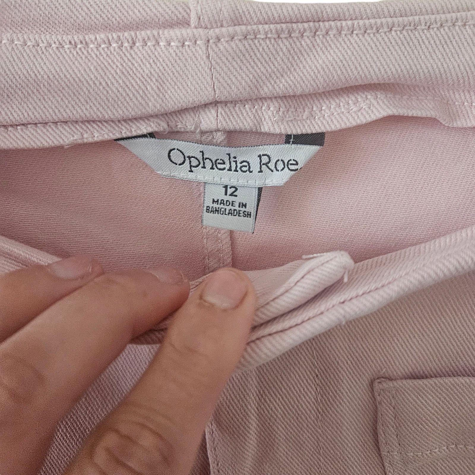 Other Ophelia Roe. NWT! Jeans Lightwash Wide Leg Highrise Size 12 Size 34" / US 12 / IT 48 - 5 Thumbnail