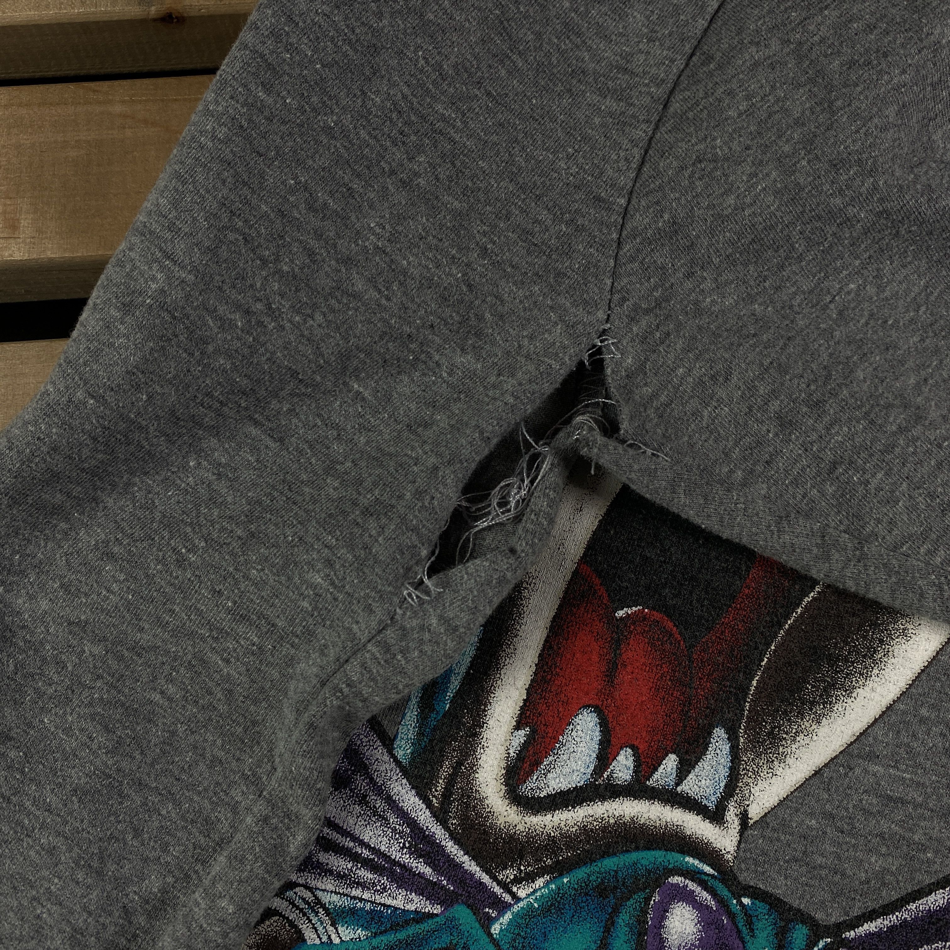 NBA × Vintage Vintage T-Shirt Looney Tunes Taz Charlotte Hornets Size L Size US L / EU 52-54 / 3 - 4 Thumbnail