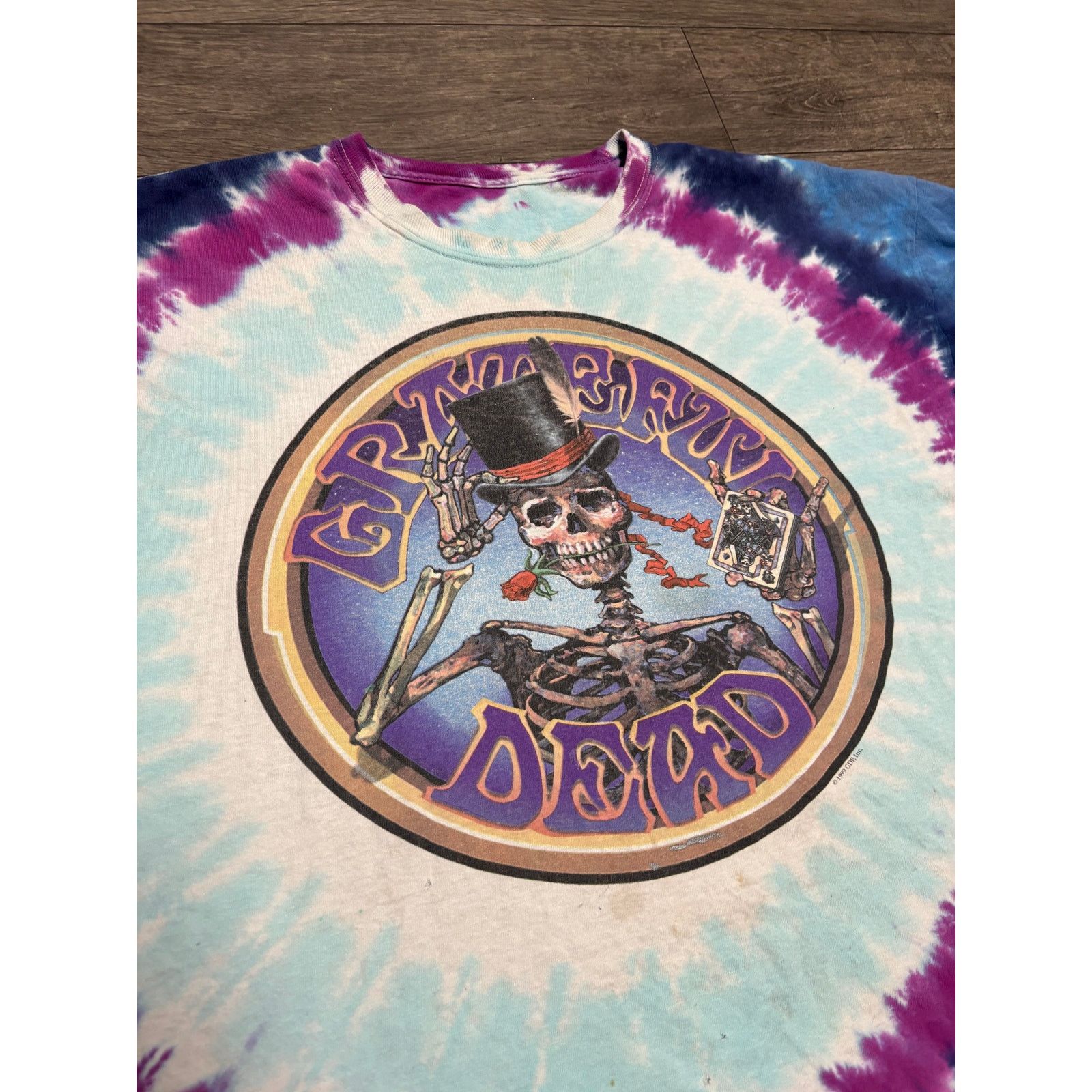 Grateful Dead × Vintage Vintage Grateful Dead Long Sleeve Tie Dyed Tee Sz 2XL 99 Size US XXL / EU 58 / 5 - 2 Thumbnail